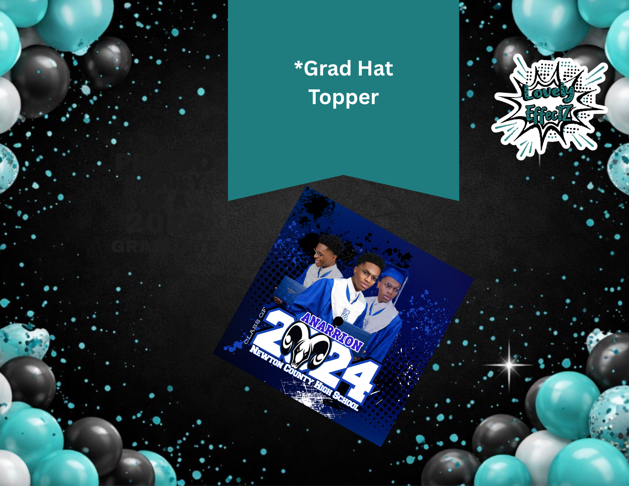 Grad Hat Topper